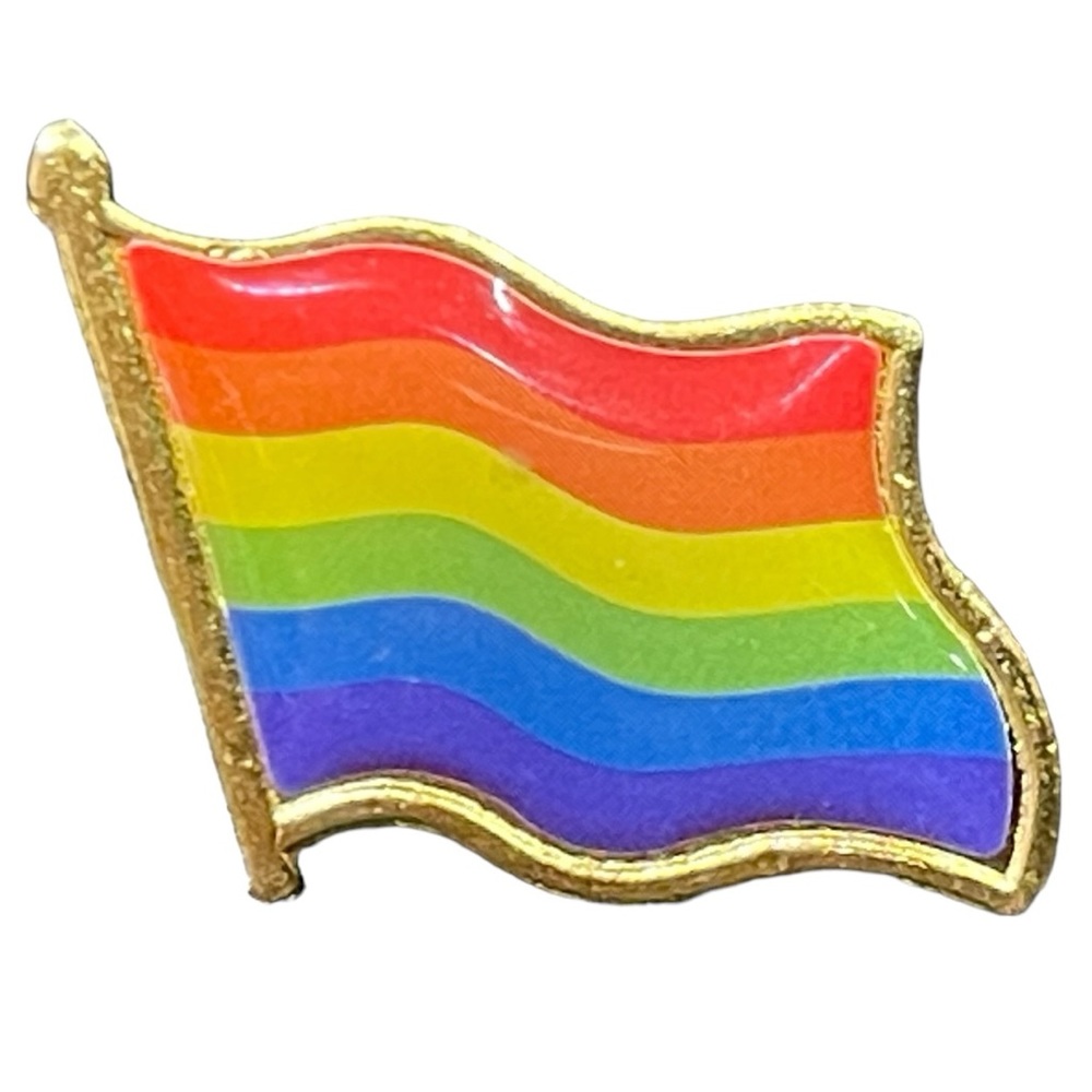 Rainbow LGBT LGBTQ+ Gay Pride Unisex Lapel Pin Badge Brooch Flag Design